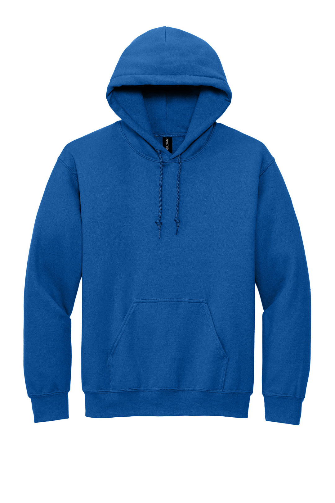 Front View of Royal Gildan - DryBlend Pullover Hooded Sweatshirt. 12500