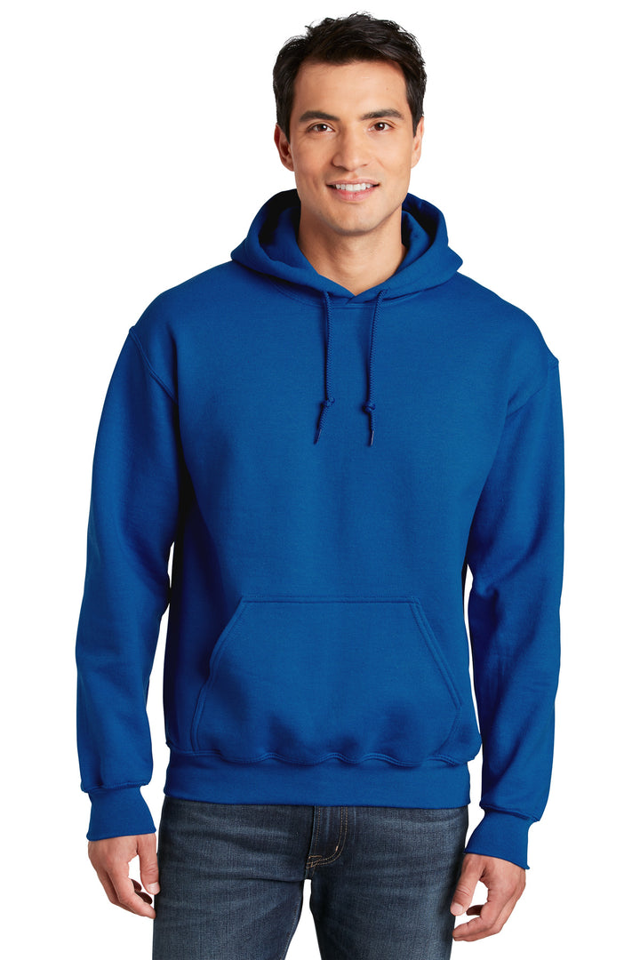 Front View of Royal Gildan - DryBlend Pullover Hooded Sweatshirt. 12500