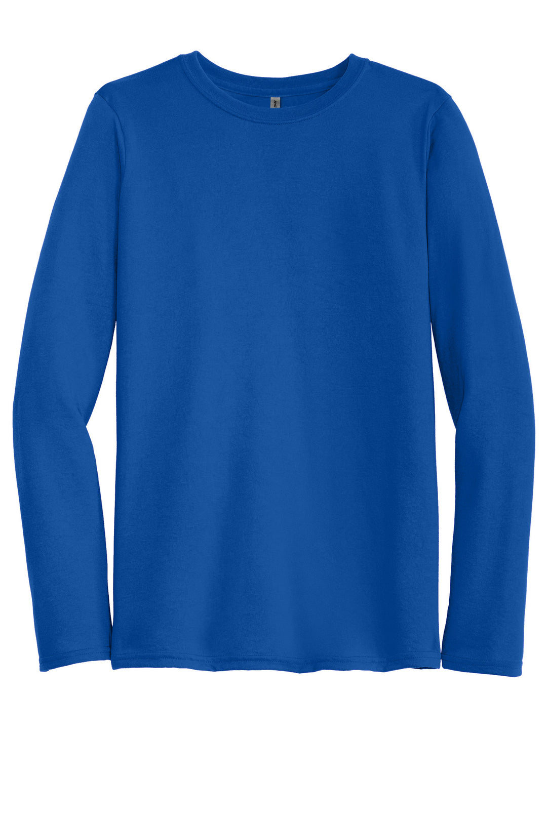 Front View of Royal Gildan Performance Long Sleeve T-Shirt. 42400