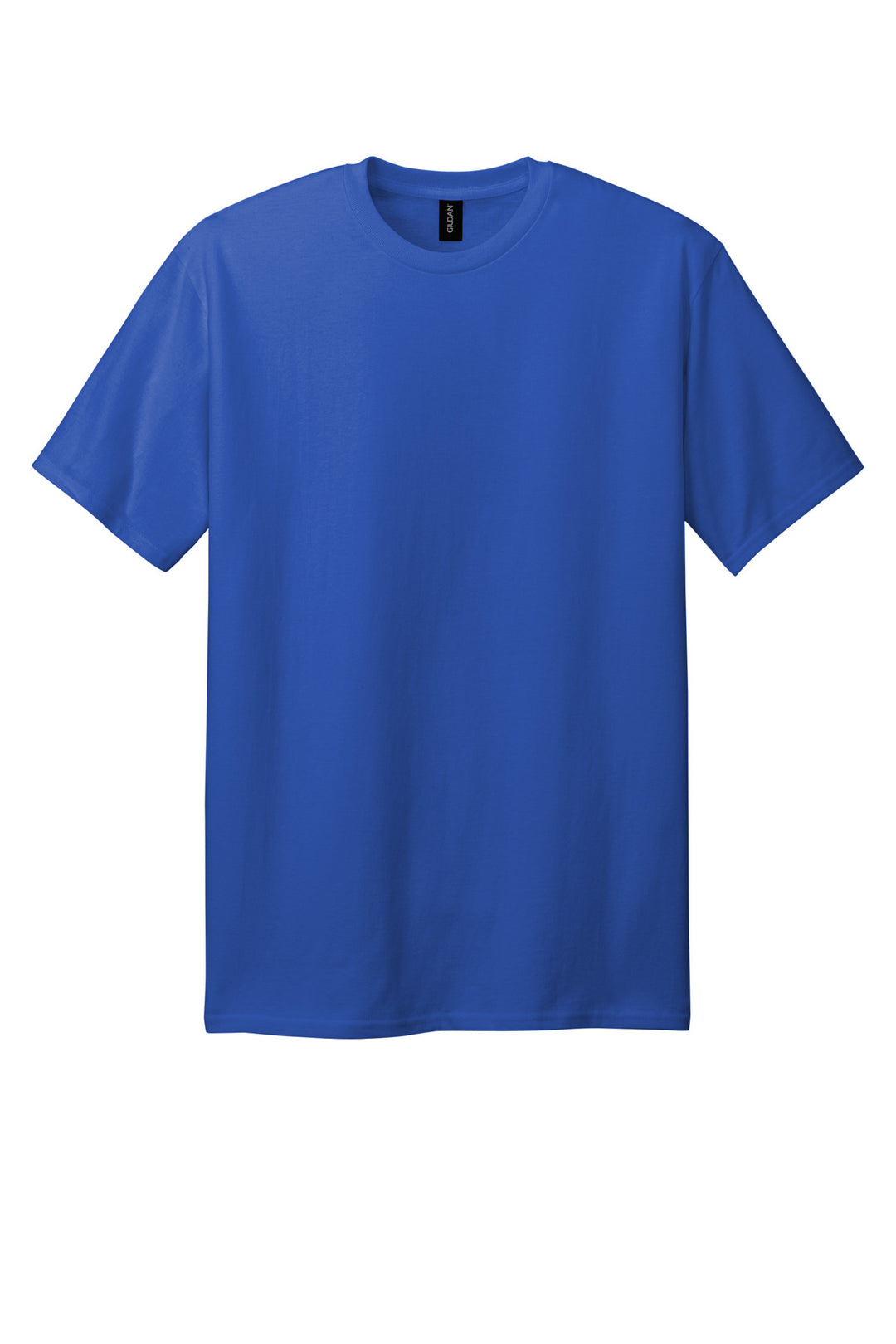 Front View of Royal Gildan Tall 100% US Cotton T-Shirt 2000T