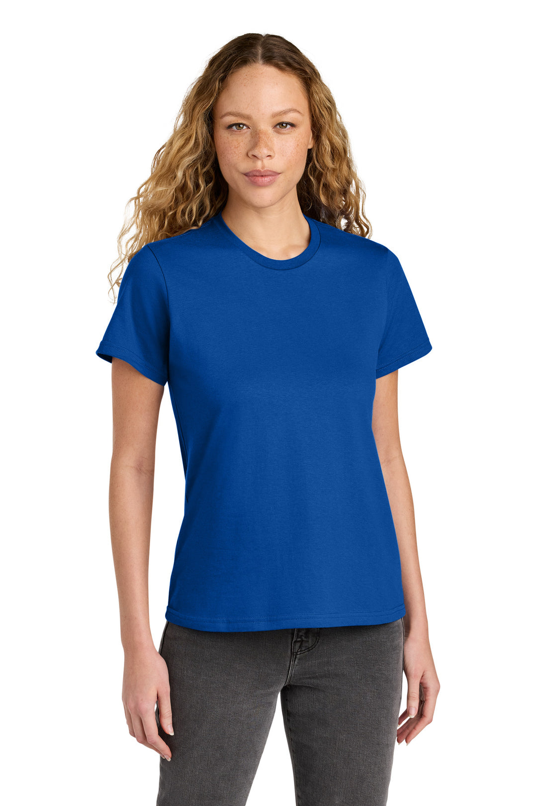 Front View of Royal Gildan Women's Softstyle Midweight Tee 65000L