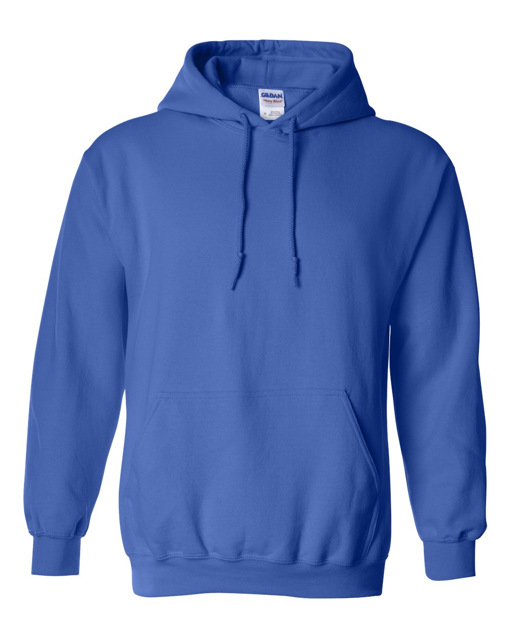 Front View of Royal Heavy Blend™ Hooded Sweatshirt - 18500