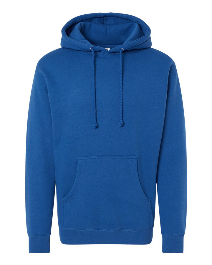 Front View of Royal Heavyweight Hooded Sweatshirt - IND4000