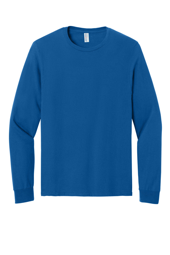 Front View of Royal Jerzees Classics Unisex Cotton Long Sleeve T-Shirt 363L