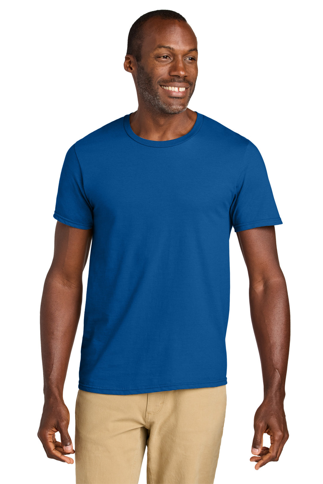 Front View of Royal Jerzees Classics Unisex Cotton T-Shirt 363M