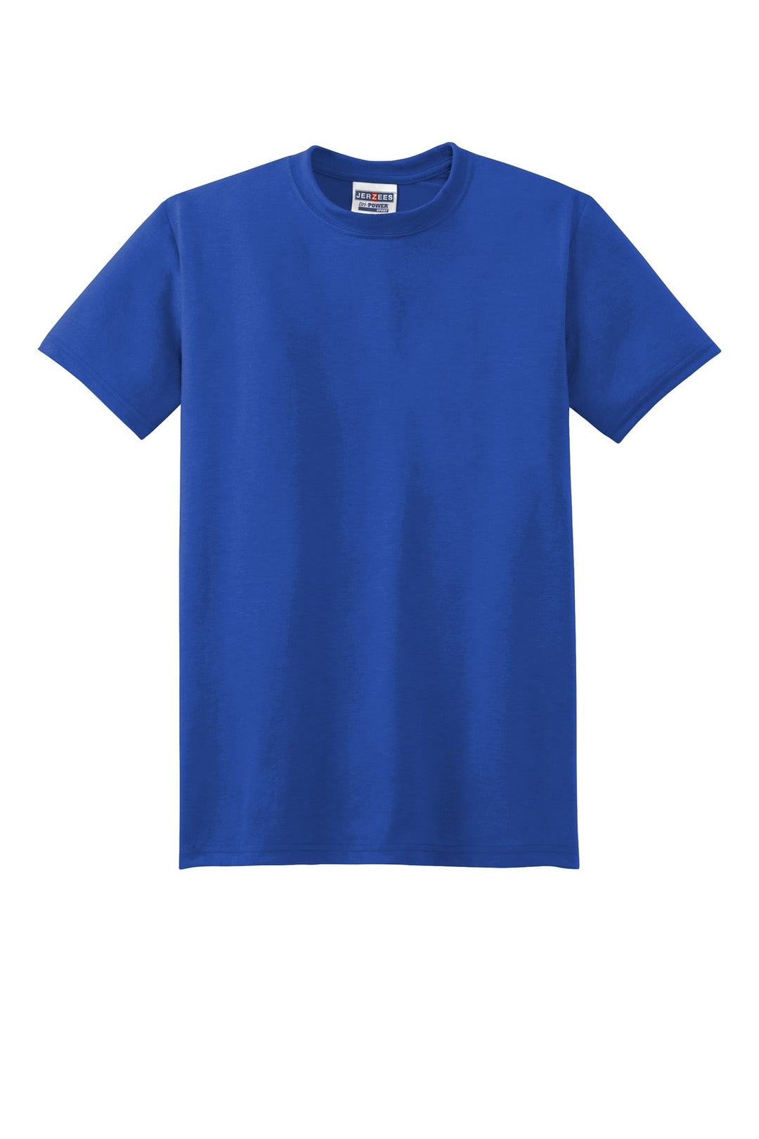 Front View of Royal Jerzees Dri-Power 100% Polyester T-Shirt. 21M