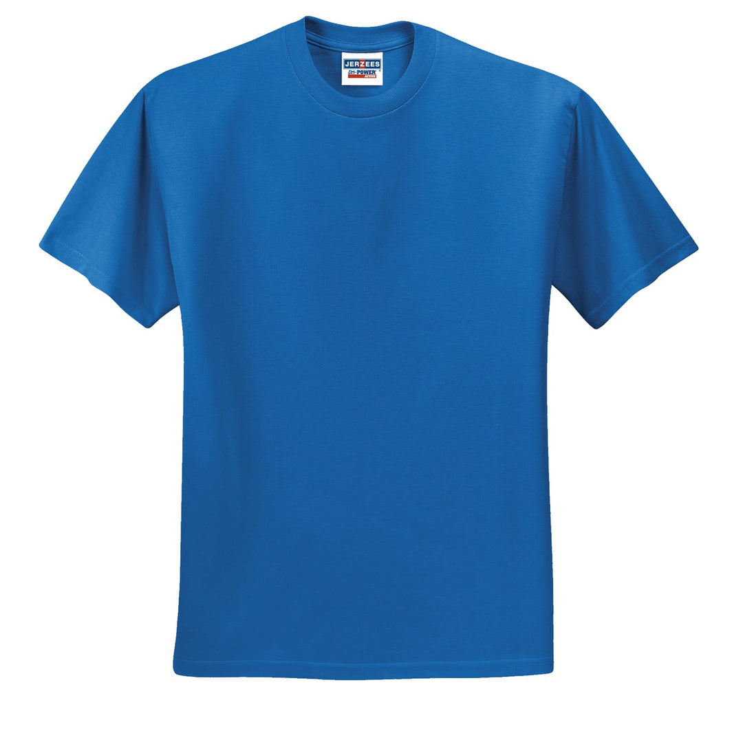 Front View of Royal Jerzees - Dri-Power 50/50 Cotton/Poly T-Shirt. 29M