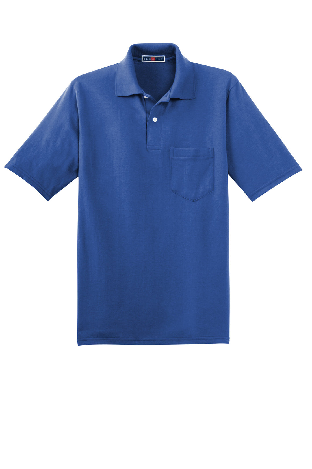 Front View of ROYAL Jerzees Dri-Power Pocket Sport Shirt. 436MP