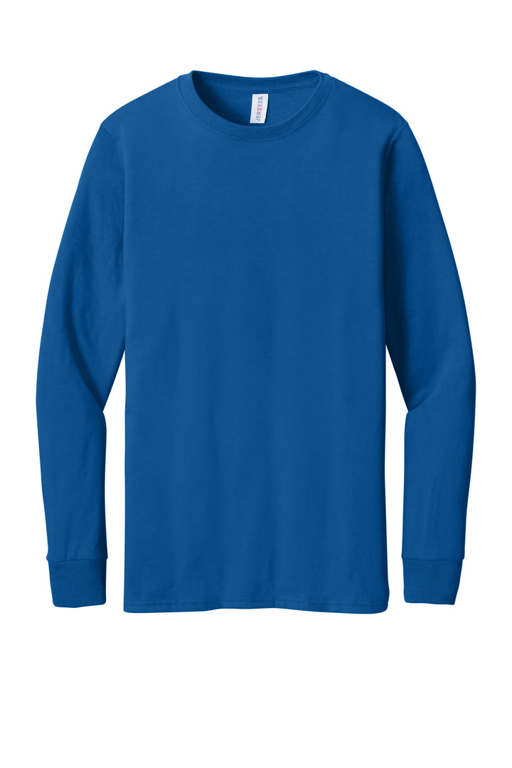 Front View of Royal Jerzees Premium Blend Ring Spun Long Sleeve T-Shirt 560LS
