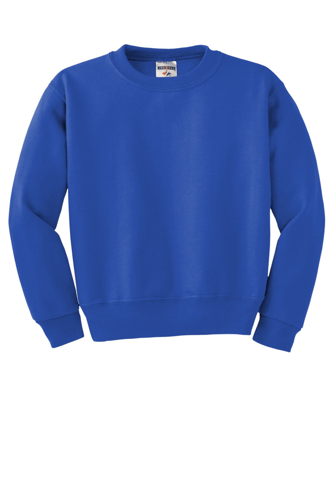 Front View of Royal Jerzees - Youth NuBlend Crewneck Sweatshirt. 562B
