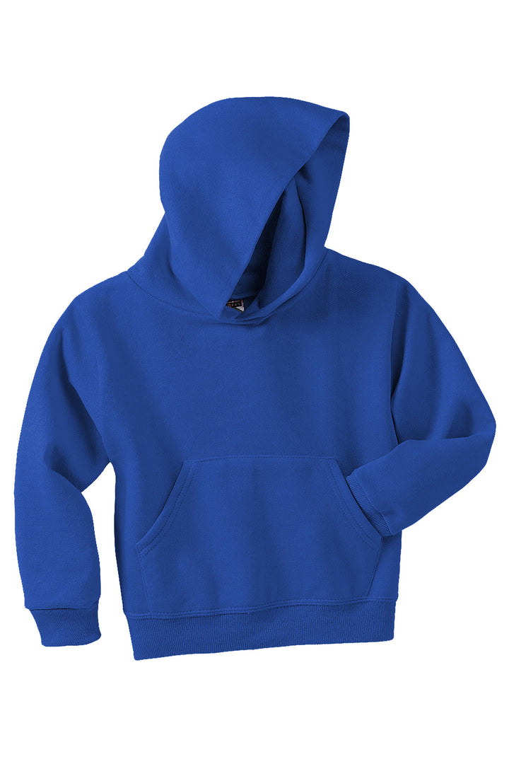 Front View of ROYAL Jerzees - Youth NuBlend Pullover Hooded Sweatshirt. 996Y
