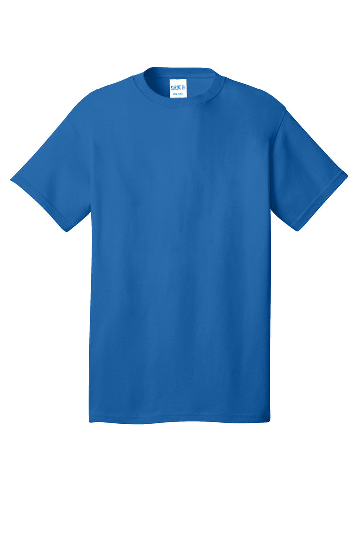 Front View of Royal Port & Company - Core Cotton Tee. PC54