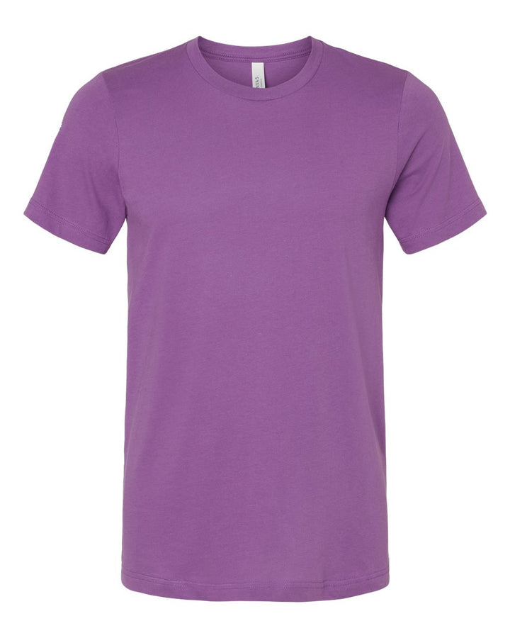 Front View of Royal Purple Jersey Tee - 3001