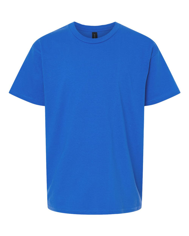 Front View of Royal Softstyle® Youth T-Shirt - 64000B