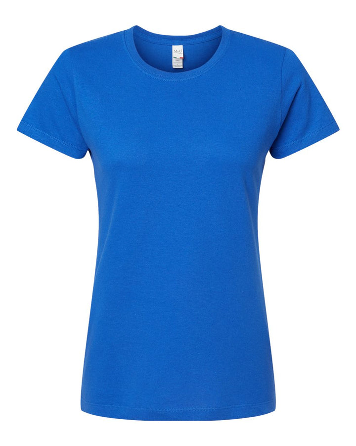 Front View of Royal Women's Gold Soft Touch T-Shirt - 4810