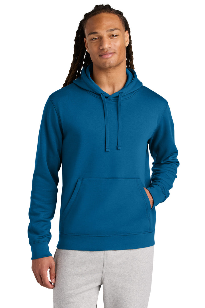 Front View of RoyalBlue Stanley/Stella Unisex Drummer 2.0 Hooded Sweatshirt SXU009