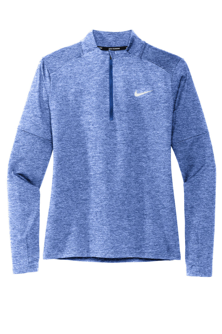 Front View of RoyalHt Nike Women's Dri-FIT Element 1/2-Zip Top NKDH4951