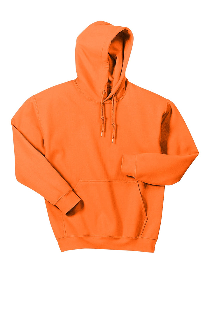 Front View of S Orange Gildan - Heavy Blend Hooded Sweatshirt. 18500