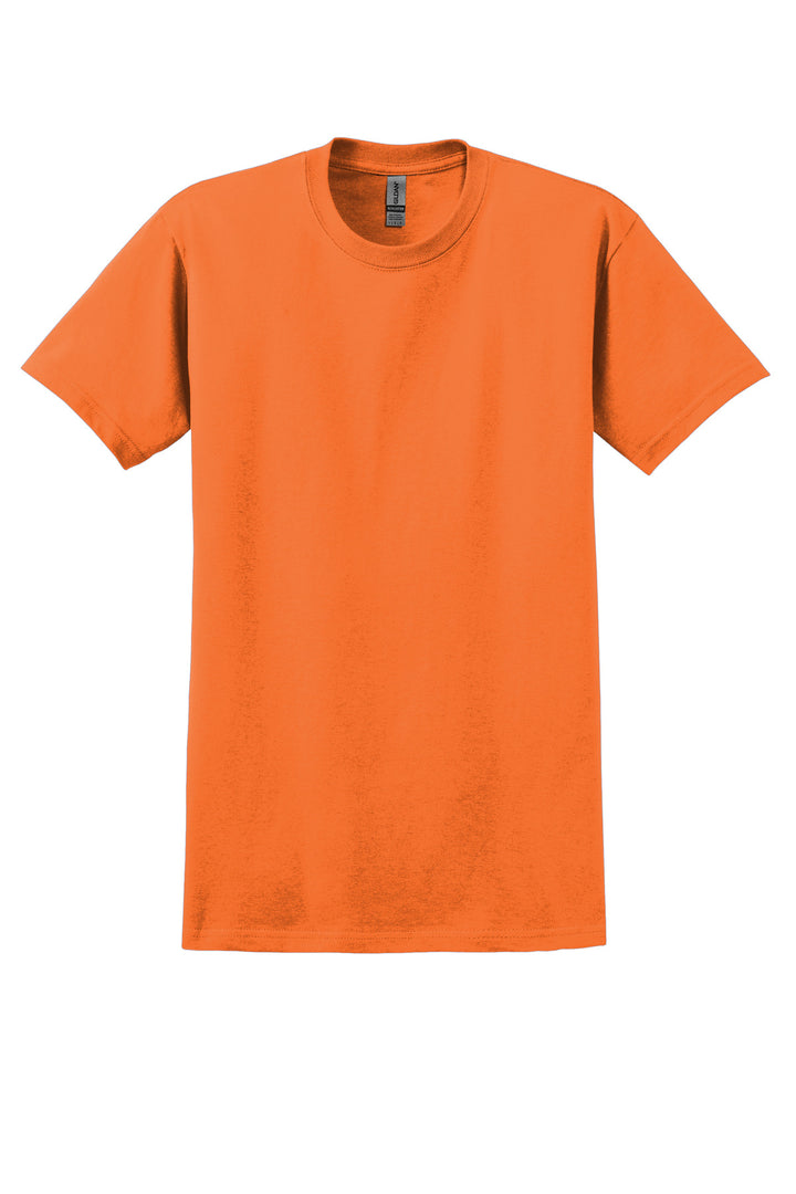 Front View of S Orange Gildan - Ultra Cotton 100% US Cotton T-Shirt. 2000