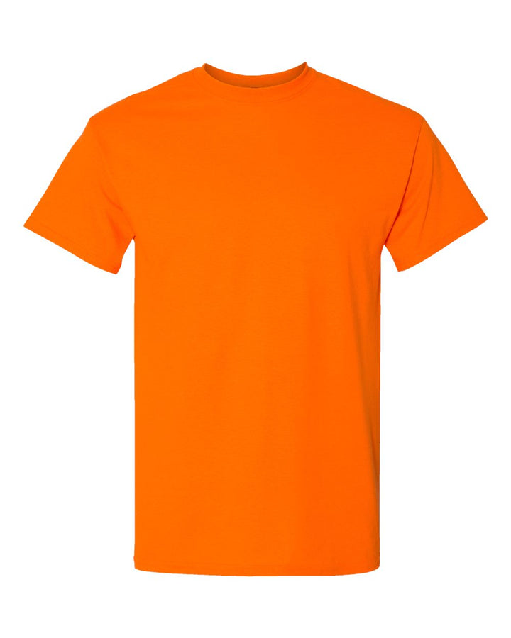 Front View of Safety Orange DryBlend® T-Shirt - 8000