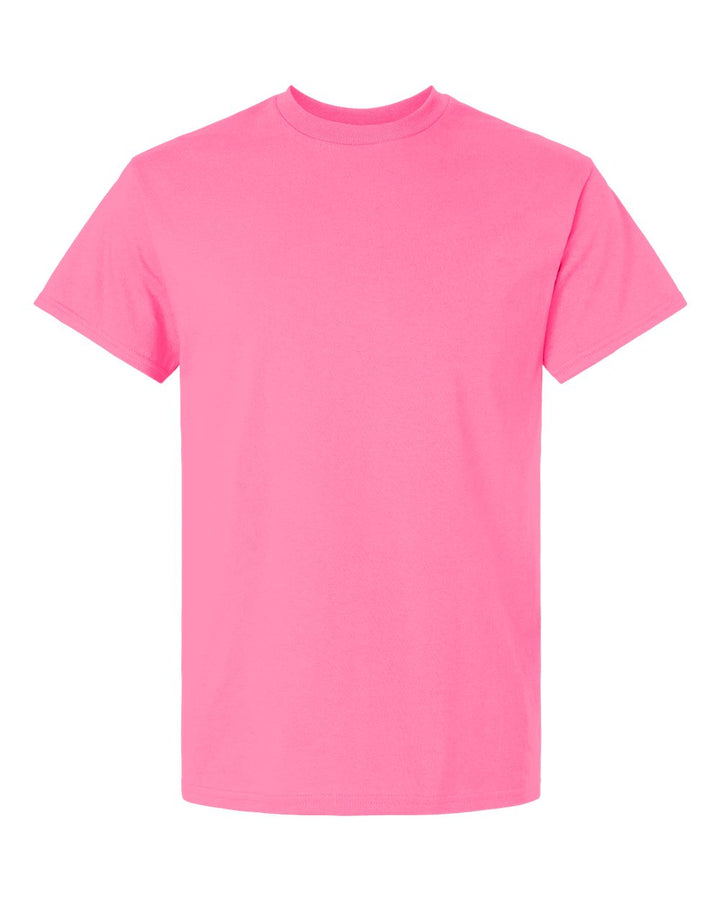 Front View of Safety Pink Ultra Cotton® T-Shirt - 2000