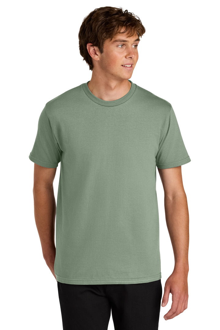 Front View of Sage Gildan Softstyle Midweight Tee 65000