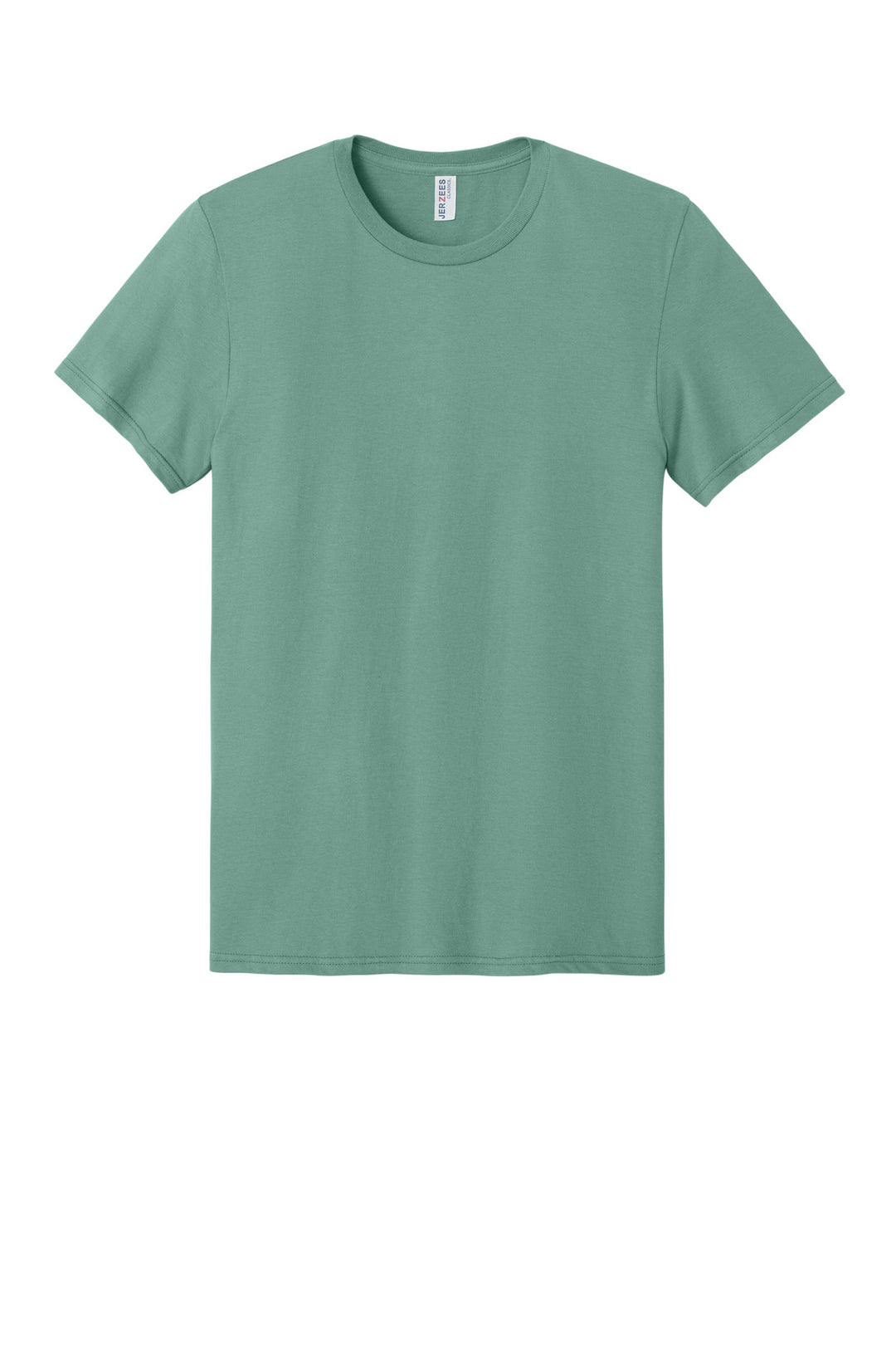Front View of Sage Jerzees Classics Unisex Cotton T-Shirt 363M