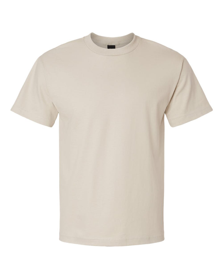 Front View of Sand Beefy-T® T-Shirt - 5180