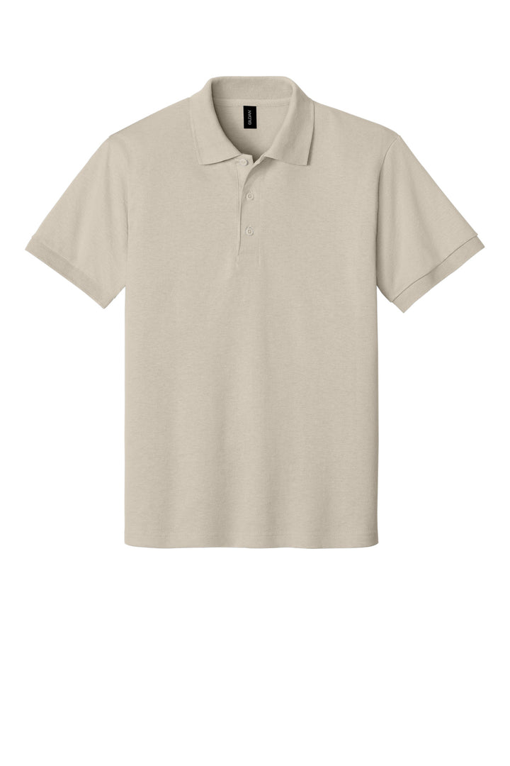 Front View of Sand Gildan - DryBlend 6-Ounce Jersey Knit Sport Shirt. 8800