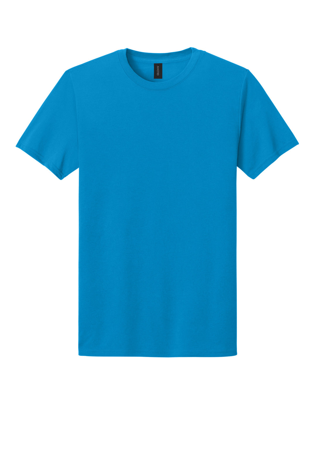 Front View of Sapphire Gildan Gildan Performance T-Shirt. 42000