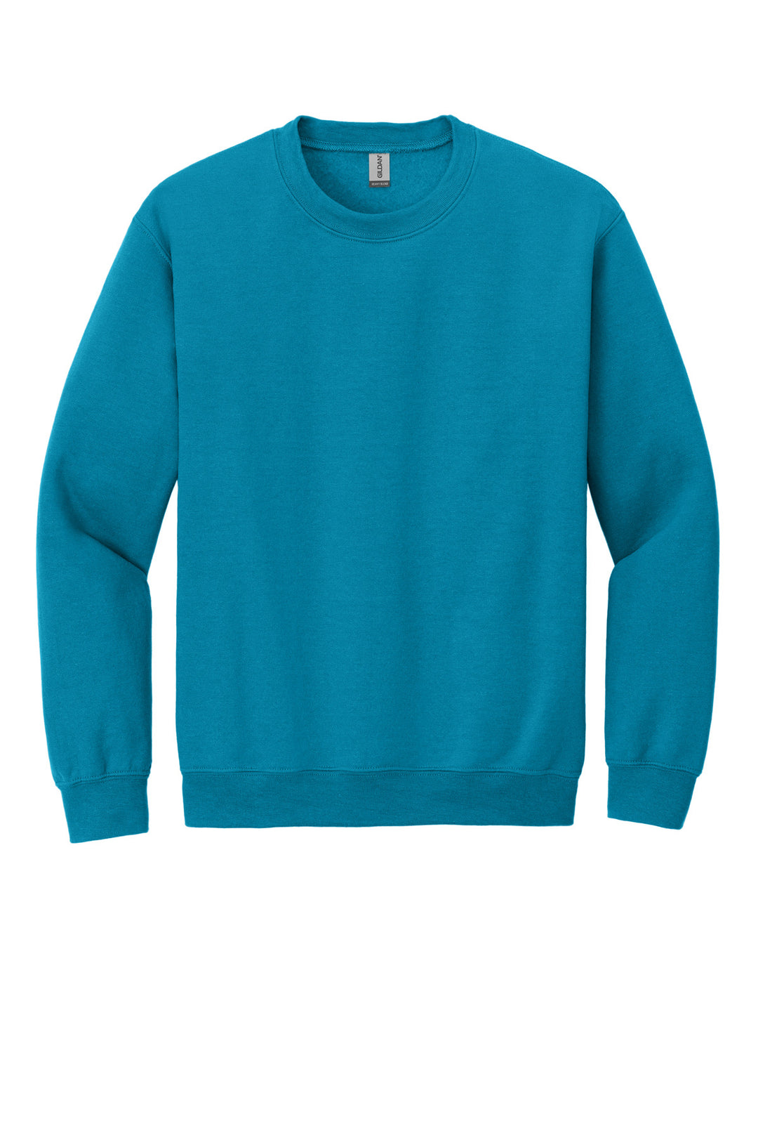 Front View of Sapphire Gildan Heavy Blend Crewneck Sweatshirt. 18000