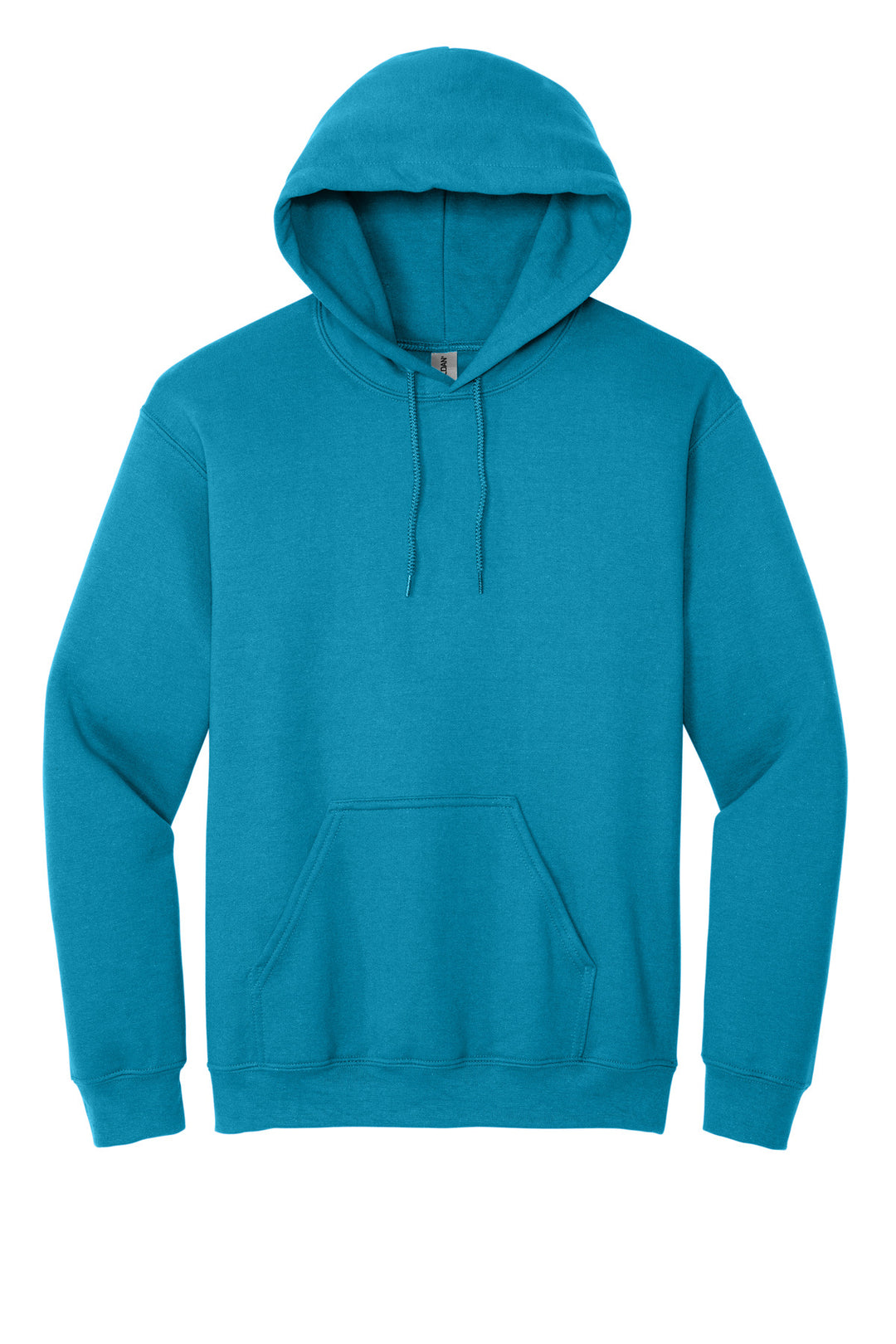 Front View of Sapphire Gildan - Heavy Blend Hooded Sweatshirt. 18500