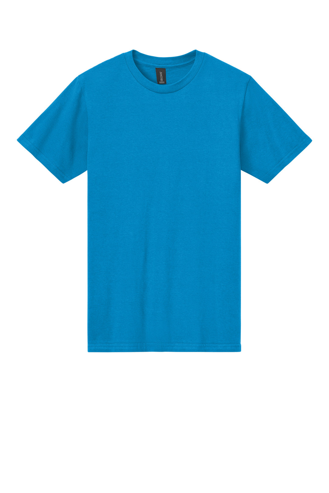 Front View of Sapphire Gildan Softstyle Midweight Tee 65000