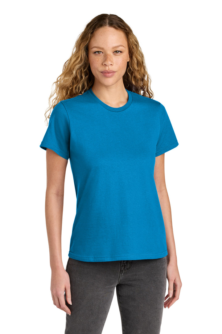 Front View of Sapphire Gildan Women's Softstyle Midweight Tee 65000L