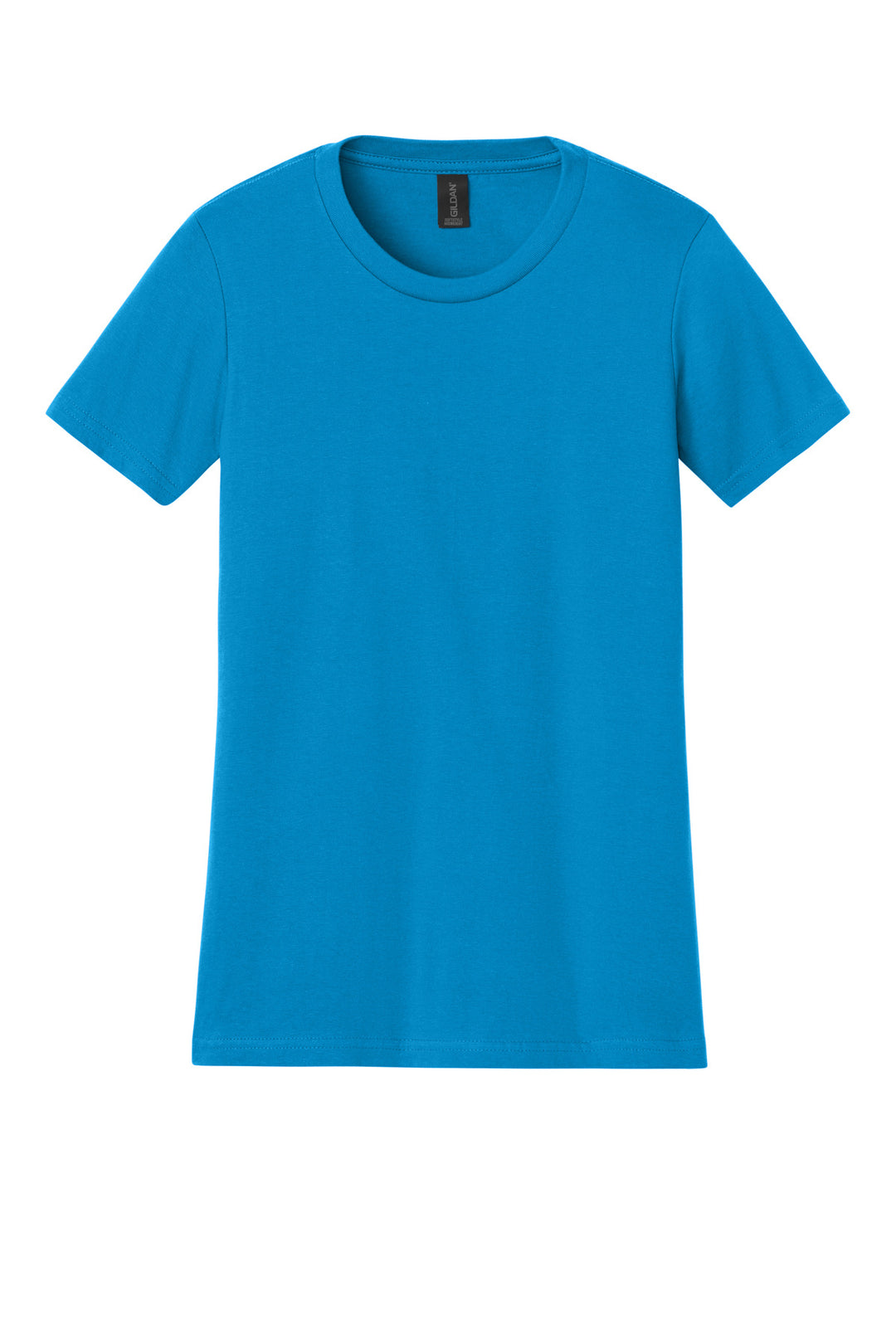 Front View of Sapphire Gildan Women's Softstyle Midweight Tee 65000L
