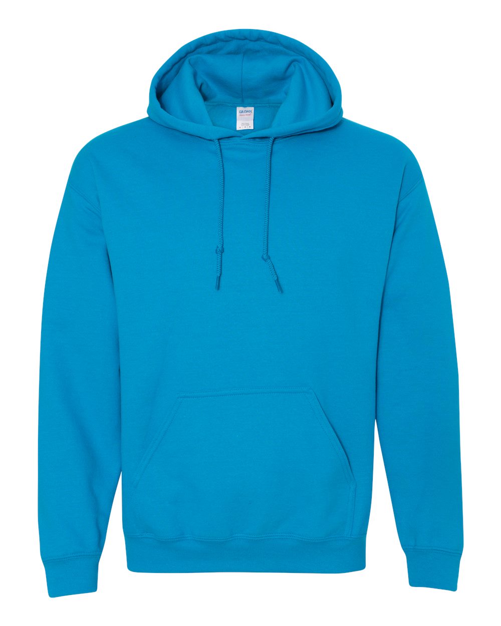 Front View of Sapphire Heavy Blend™ Hooded Sweatshirt - 18500