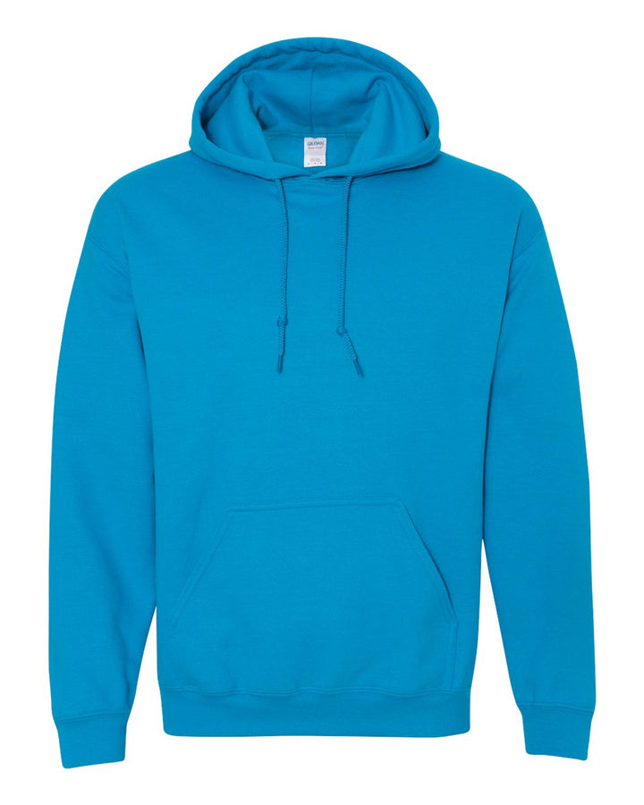 Front View of Sapphire Heavy Blend™ Hooded Sweatshirt - 18500