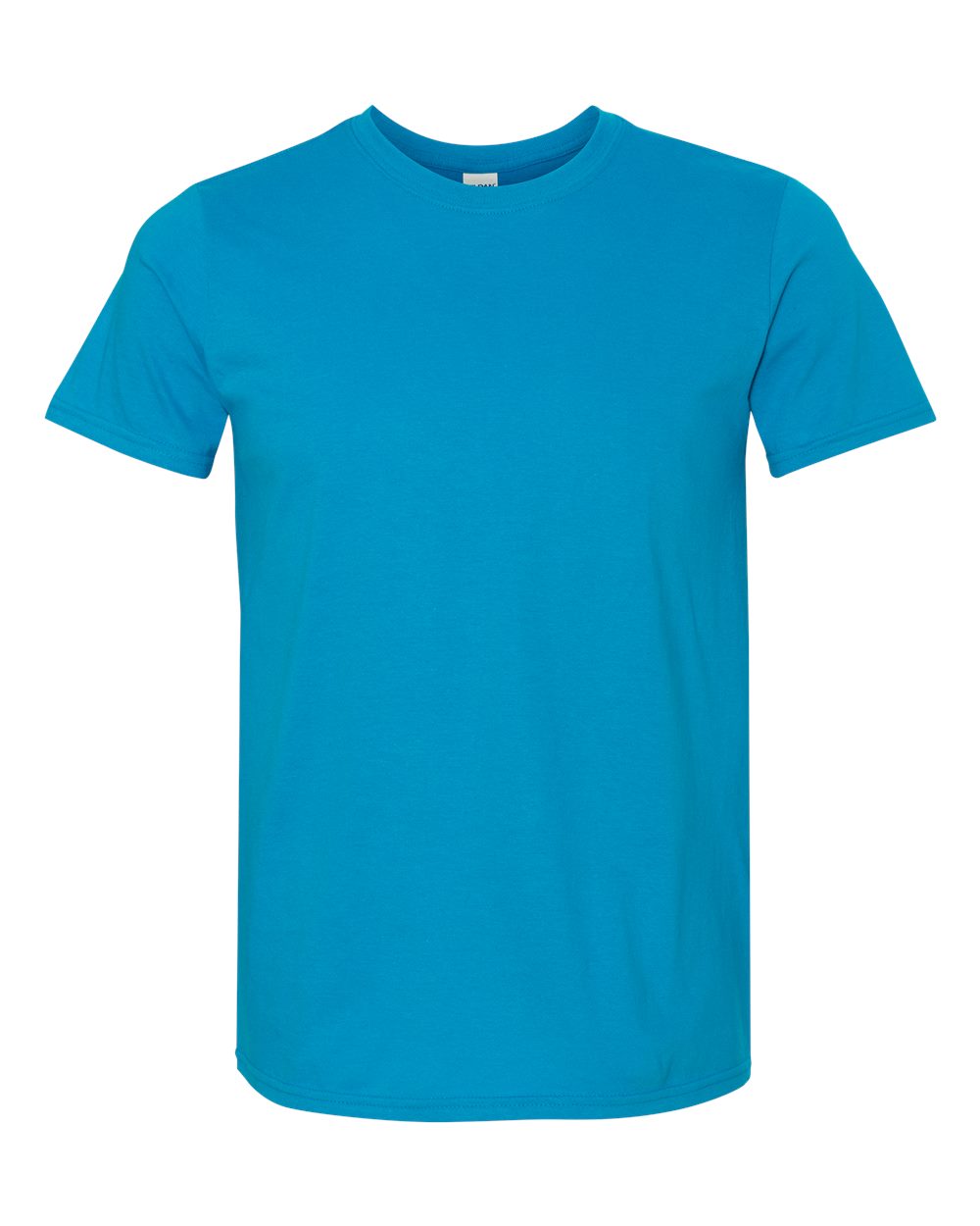 Front View of Sapphire Softstyle® T-Shirt - 64000