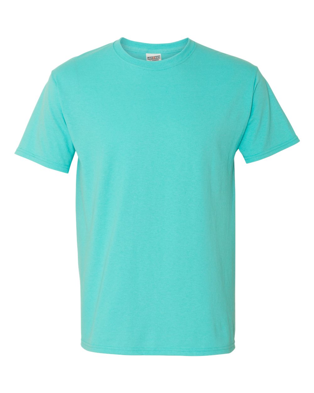 Front View of Scuba Blue Dri-Power® 50/50 T-Shirt - 29MR