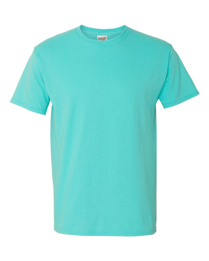 Front View of Scuba Blue Dri-Power® 50/50 T-Shirt - 29MR