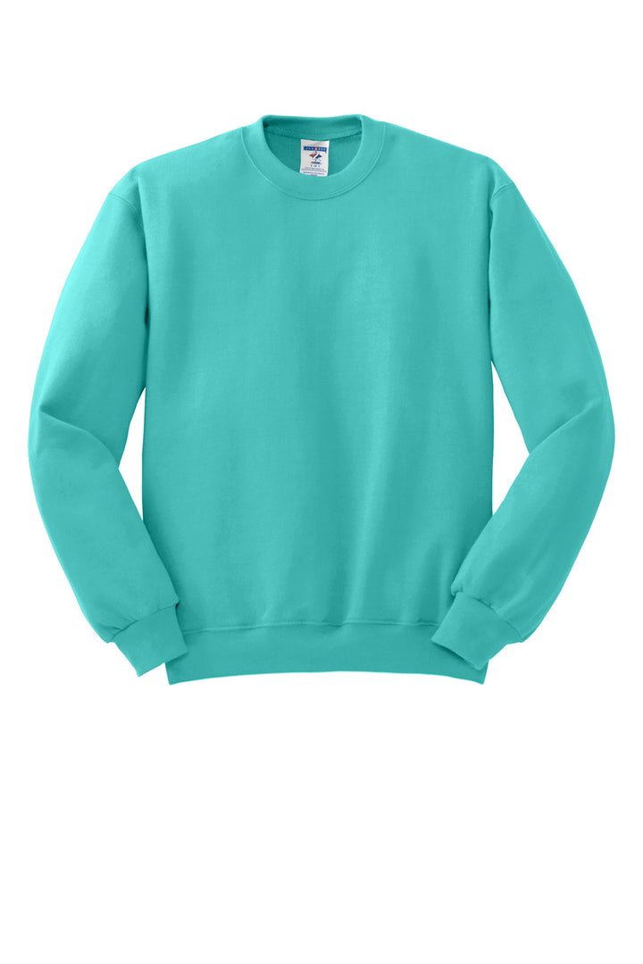 Front View of ScubaBlue Jerzees - NuBlend Crewneck Sweatshirt. 562M