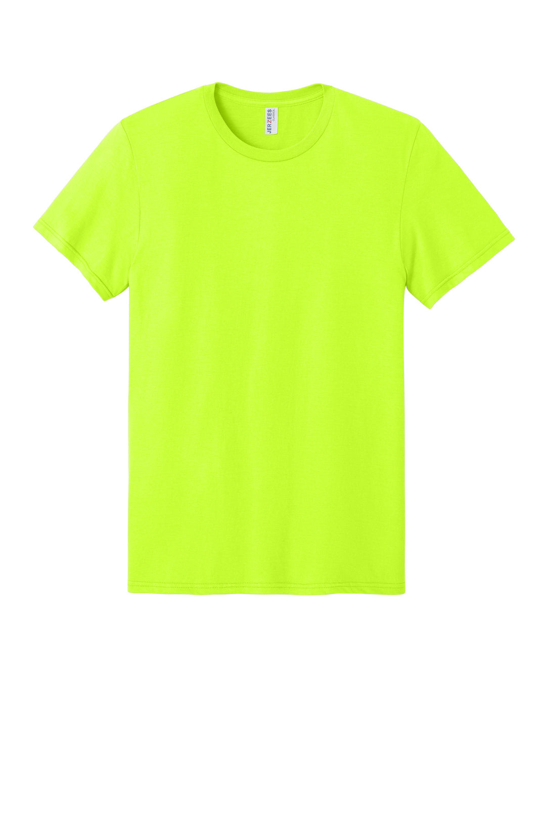 Front View of SftyGrn Jerzees Classics Unisex Cotton T-Shirt 363M