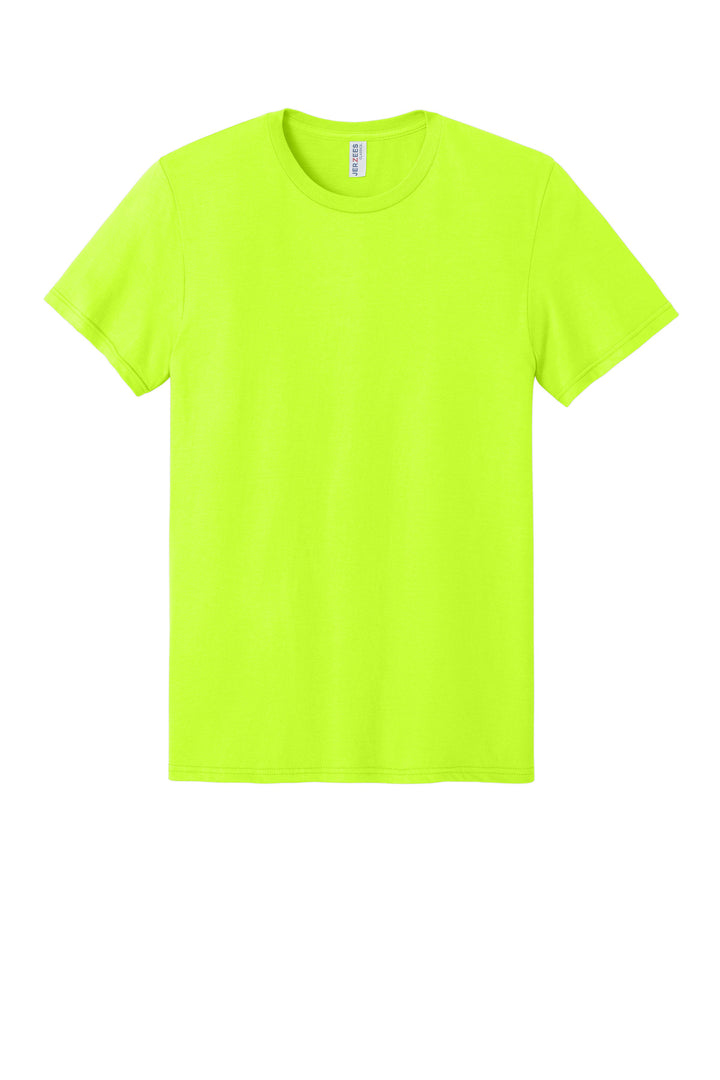 Front View of SftyGrn Jerzees Classics Unisex Cotton T-Shirt 363M