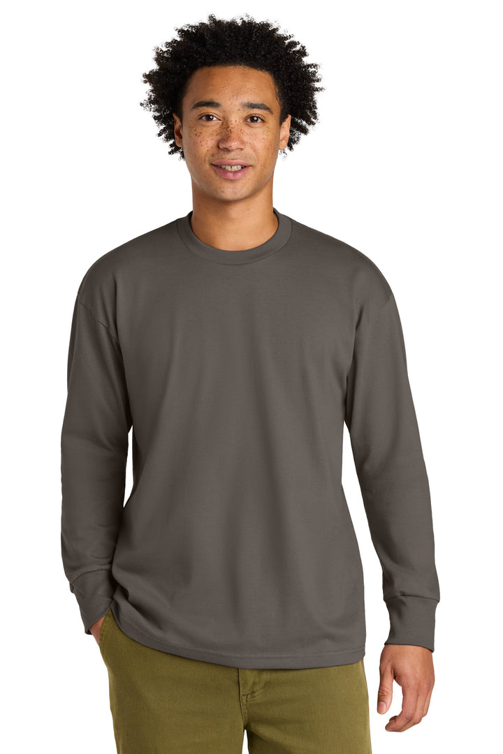 Front View of Shiitake Next Level Apparel Heavyweight Long Sleeve Tee NL7211