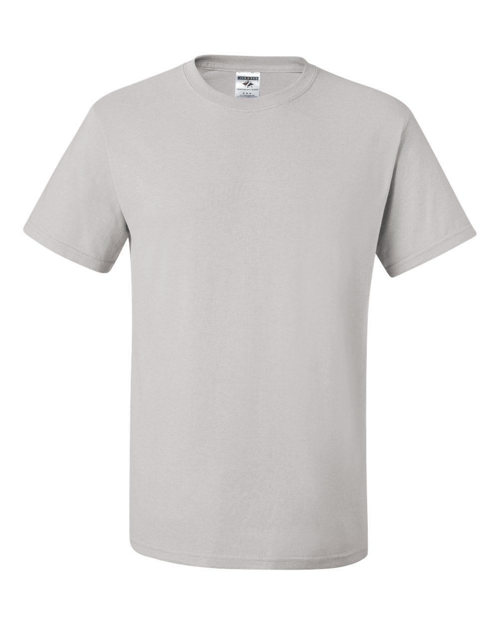 Front View of Silver Dri-Power® 50/50 T-Shirt - 29MR