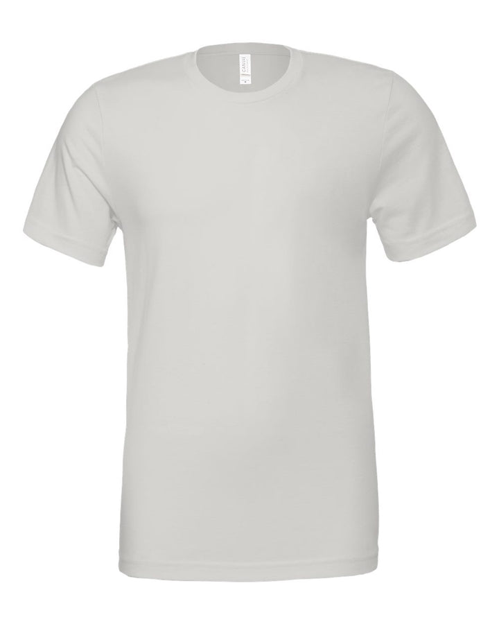 Front View of Silver Jersey Tee - 3001