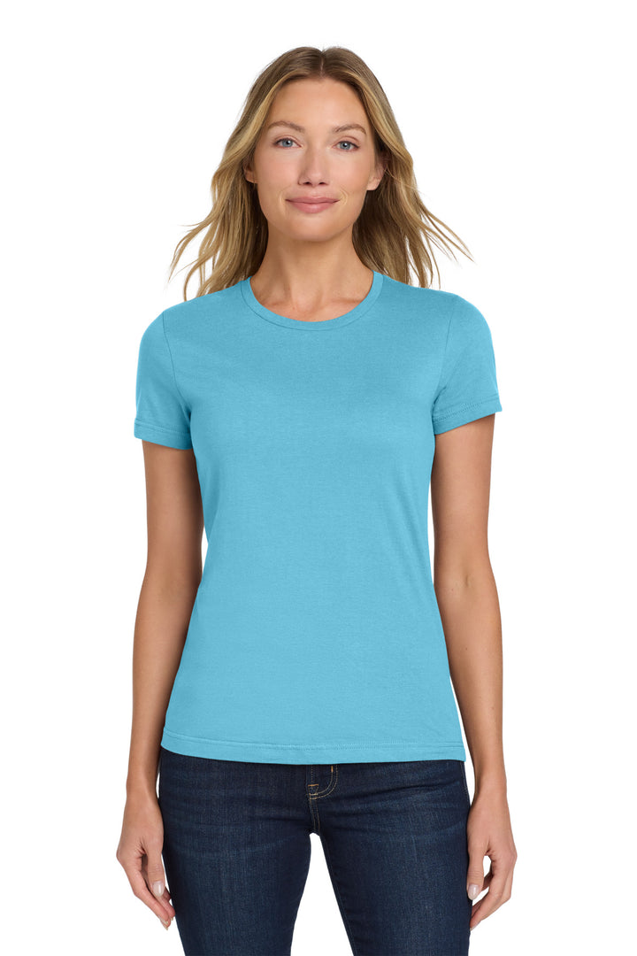 Front View of Sky Gildan Softstyle Women's T-Shirt. 64000L