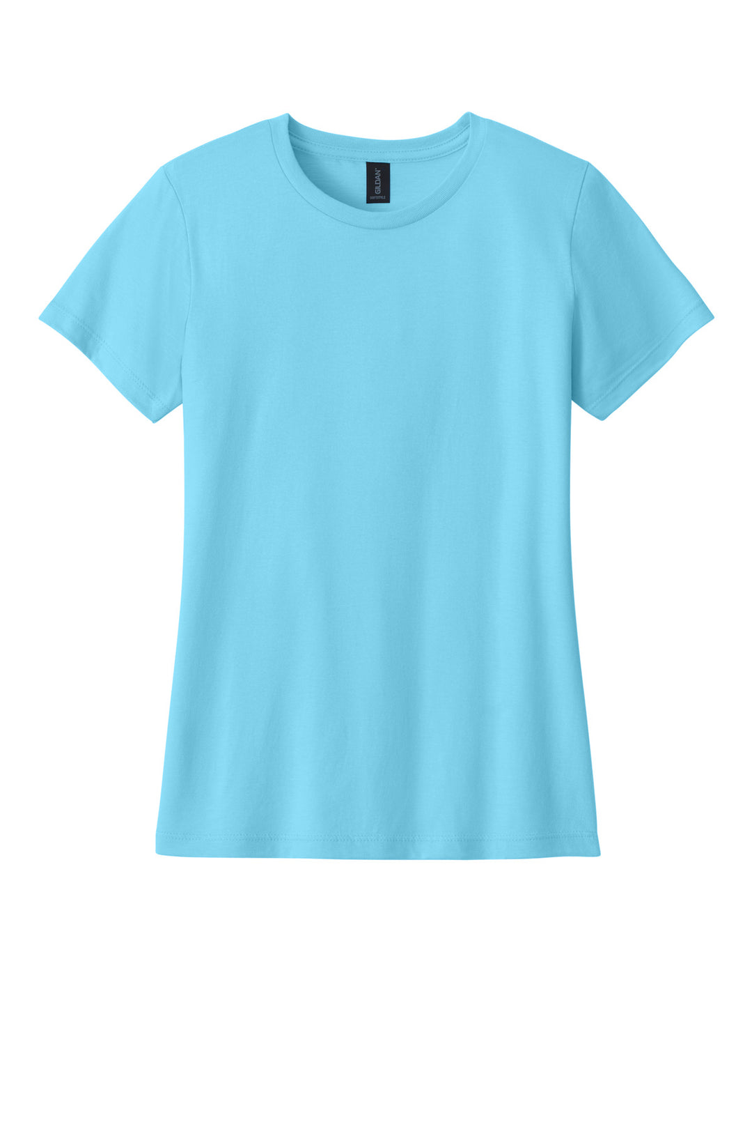 Front View of Sky Gildan Softstyle Women's T-Shirt. 64000L