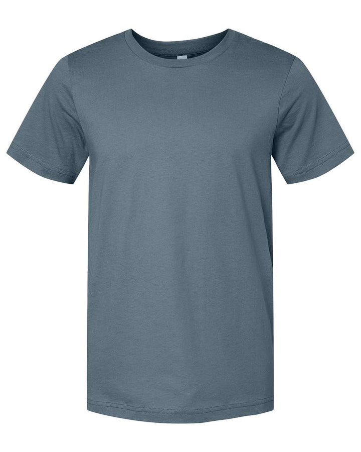Front View of Slate Jersey Tee - 3001