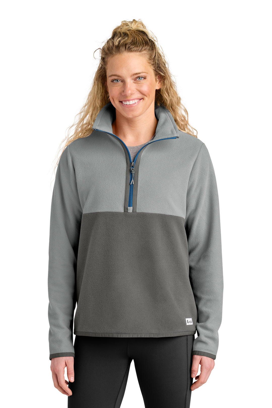 Front View of Smk/Cinder Cotopaxi Women's Amado 1/2-Zip Fleece COTOW1692